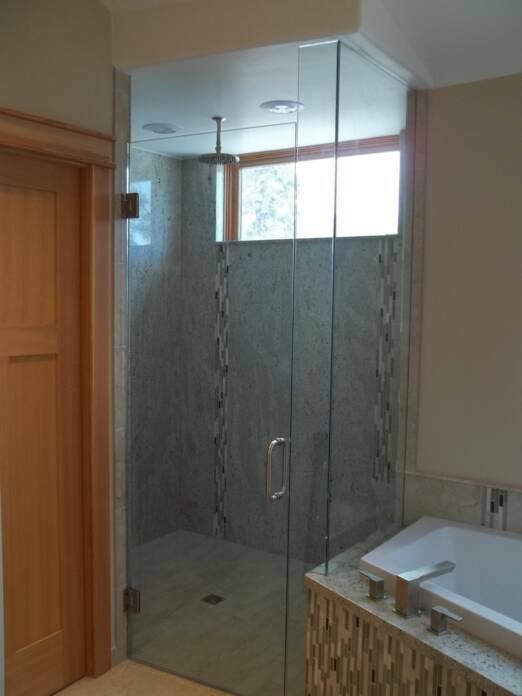 frameless shower door
